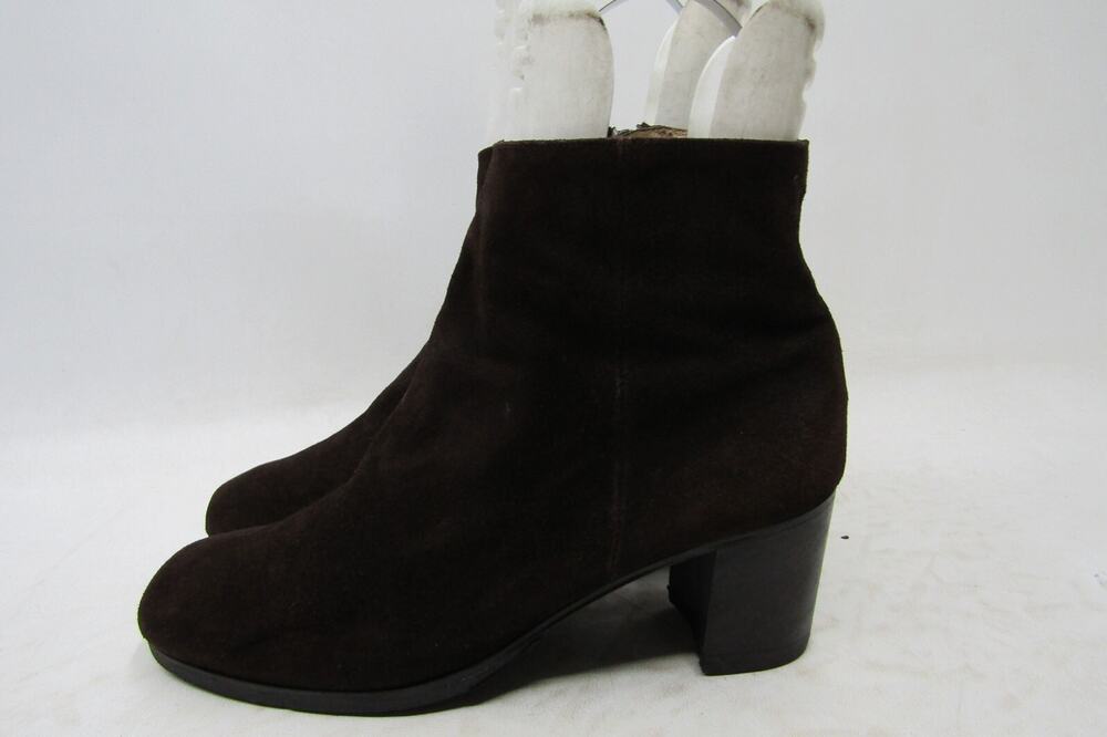 J Crew Womens Size 11 M Brown Suede Fashion Ankle Boots Bootie
